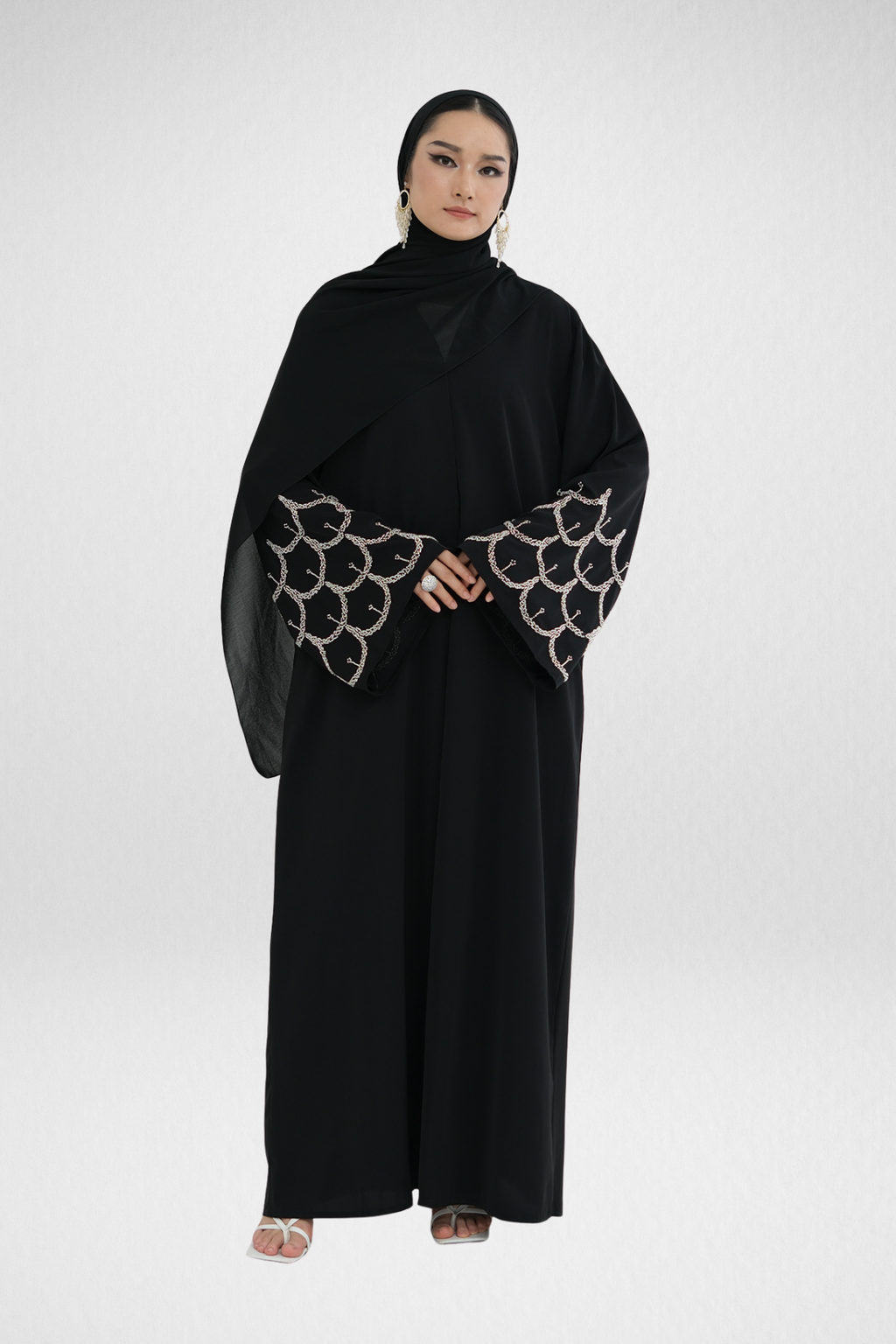 Farah Scallop Abaya