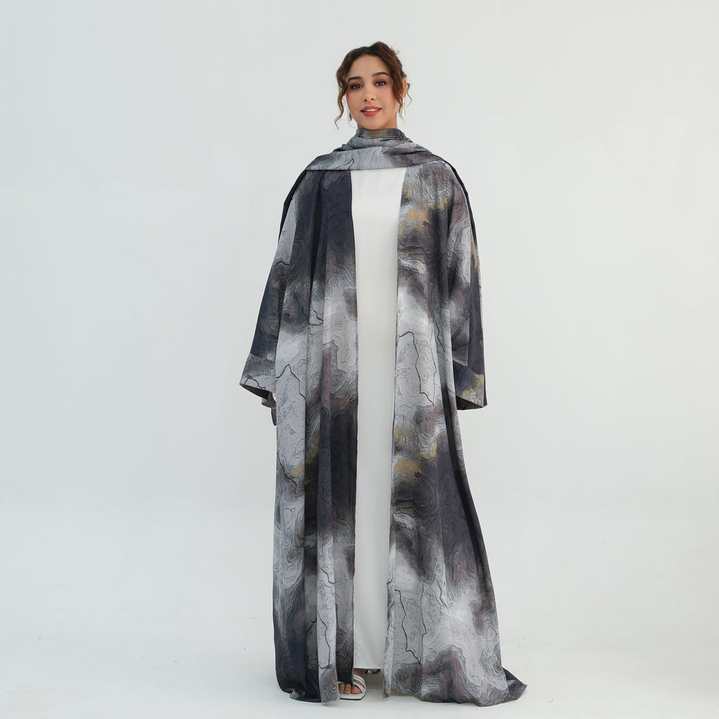 Ines Marble Abaya