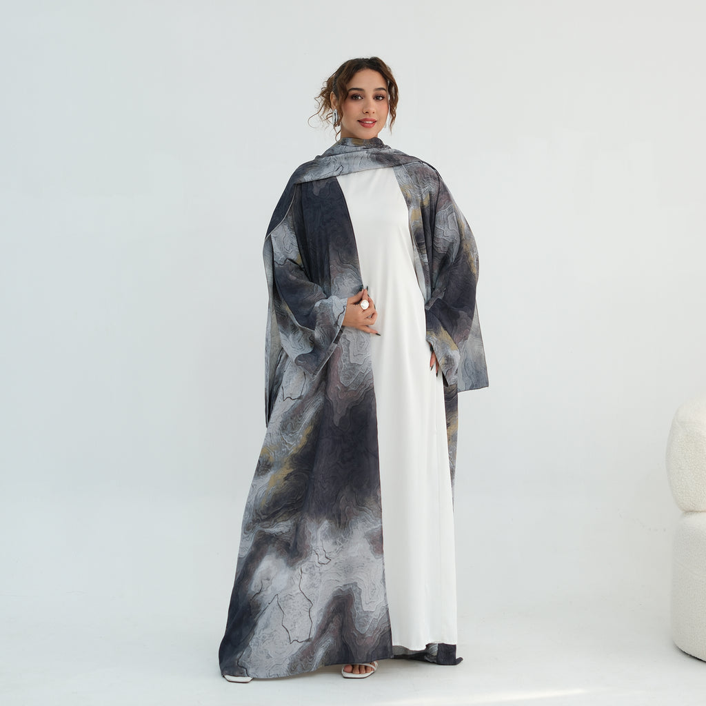 Ines Marble Abaya