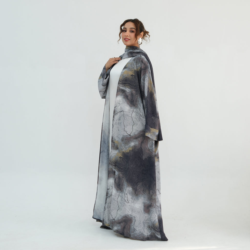 Ines Marble Abaya