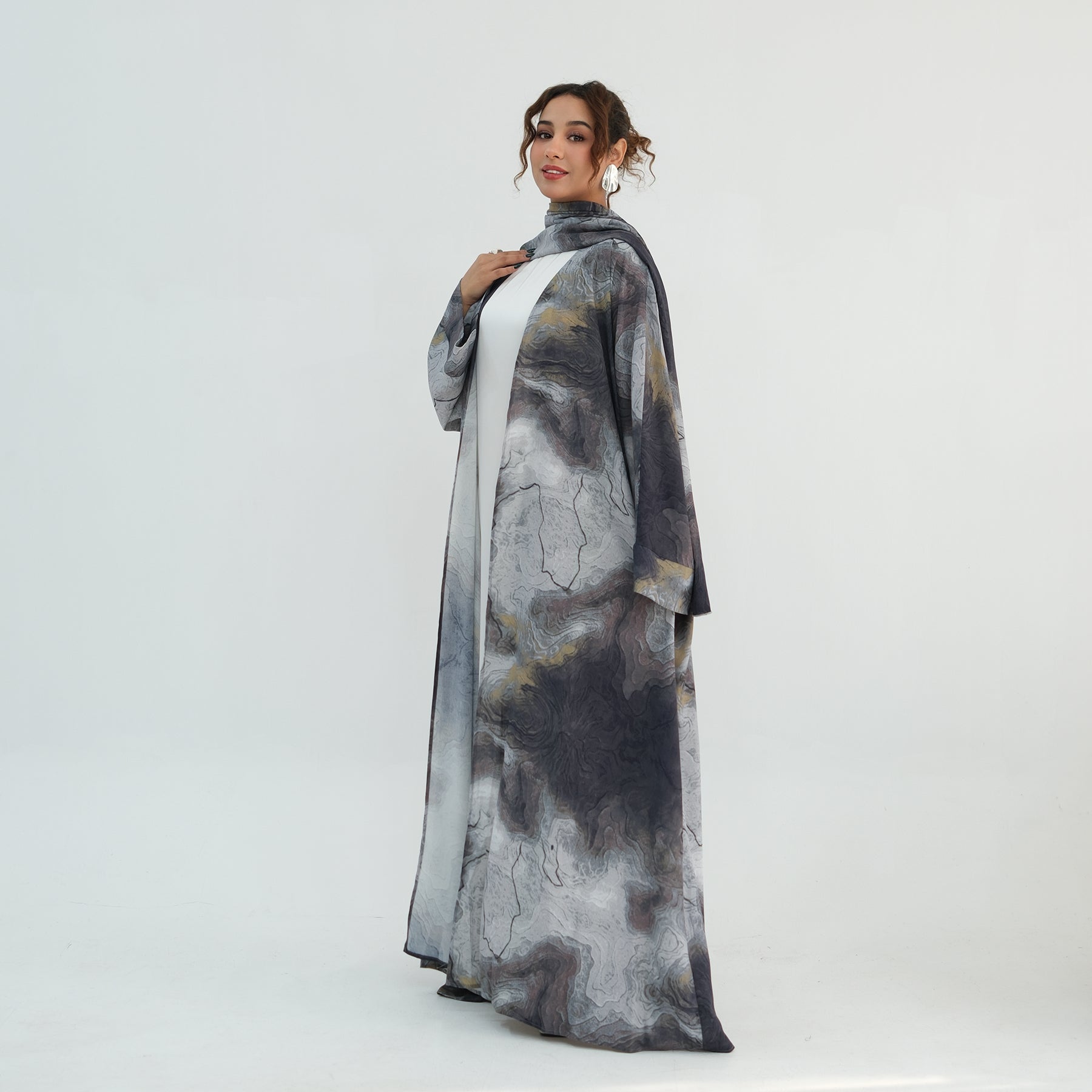 Ines Marble Abaya