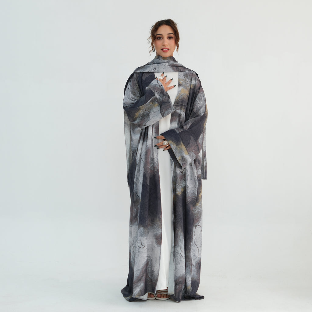Ines Marble Abaya