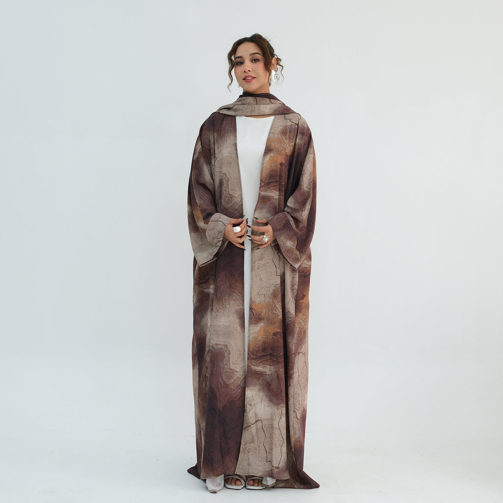 Ines Marble Abaya