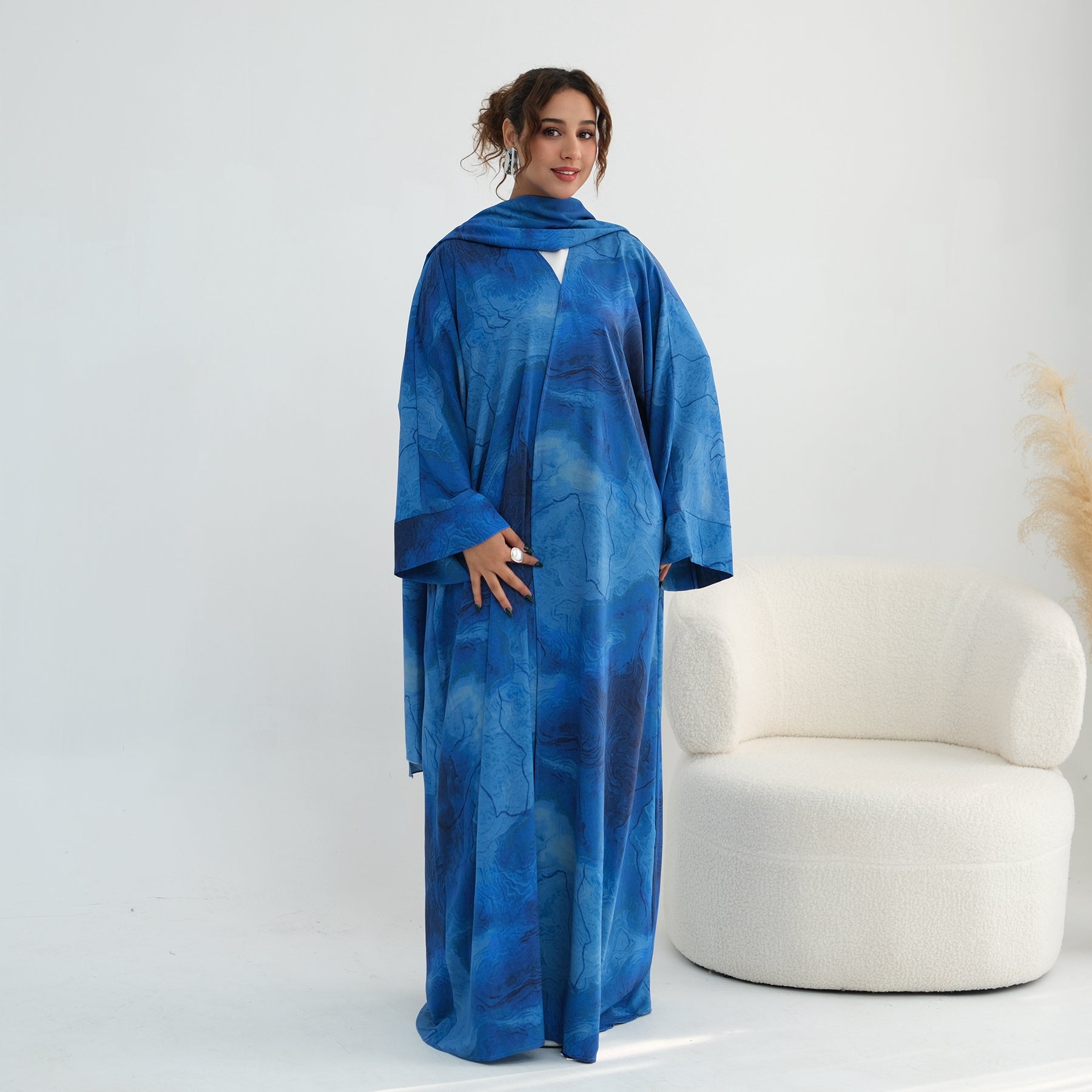 Ines Marble Abaya