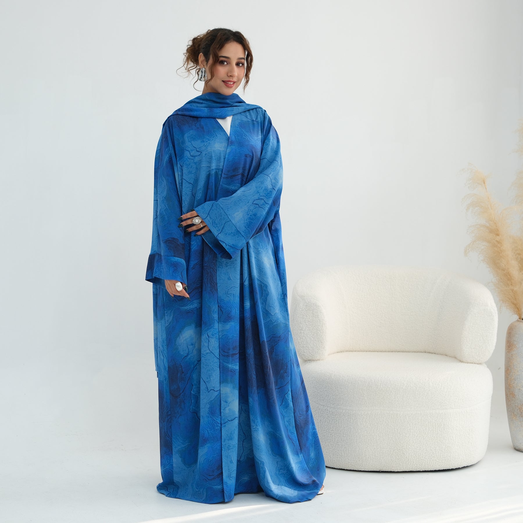 Ines Marble Abaya