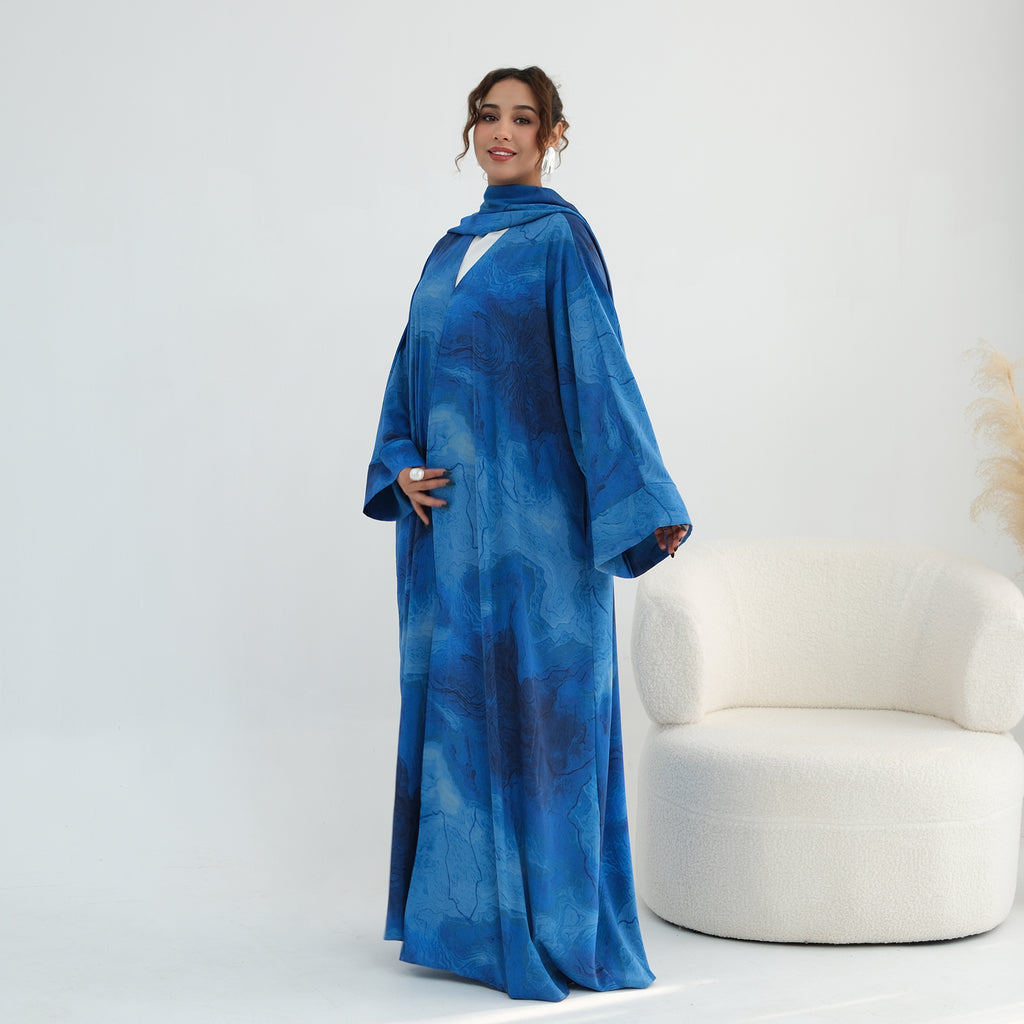Ines Marble Abaya