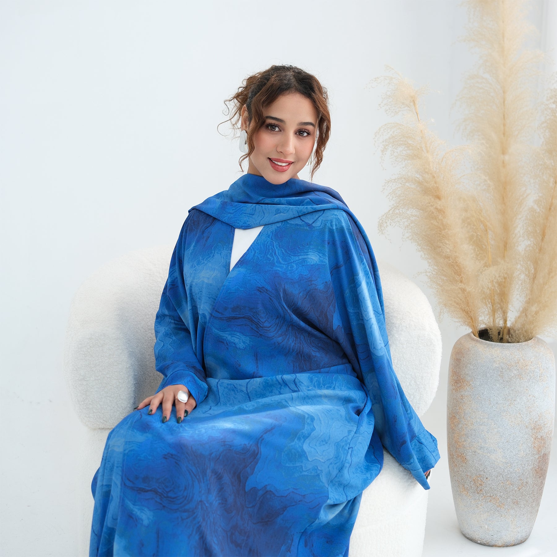 Ines Marble Abaya