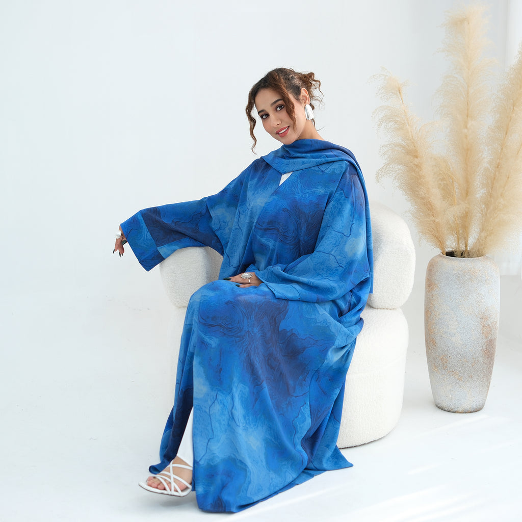 Ines Marble Abaya