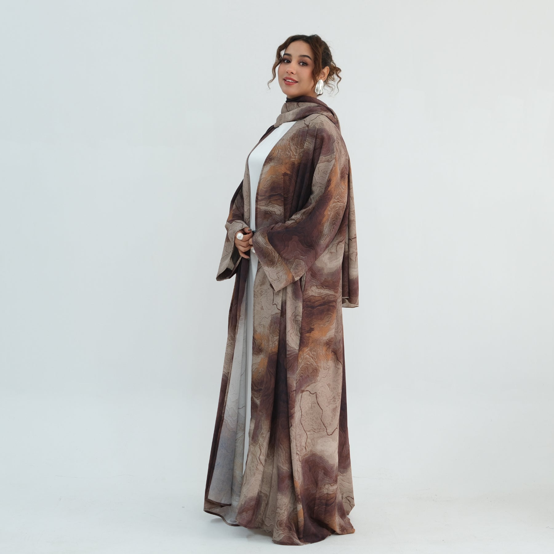 Ines Marble Abaya