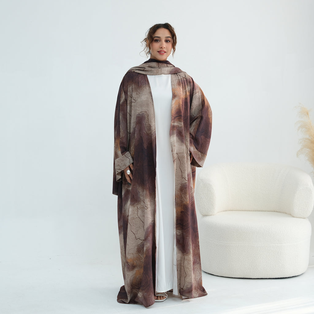 Ines Marble Abaya