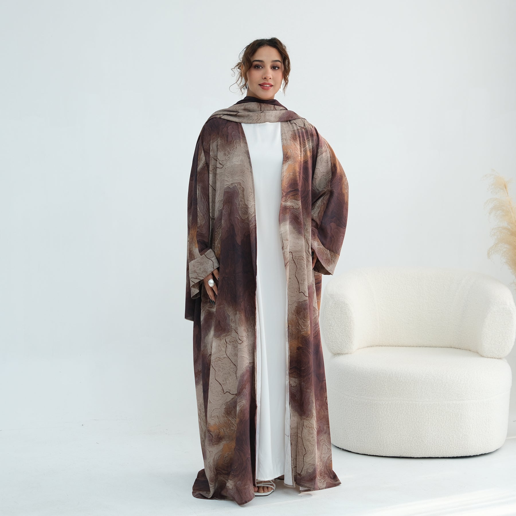 Ines Marble Abaya