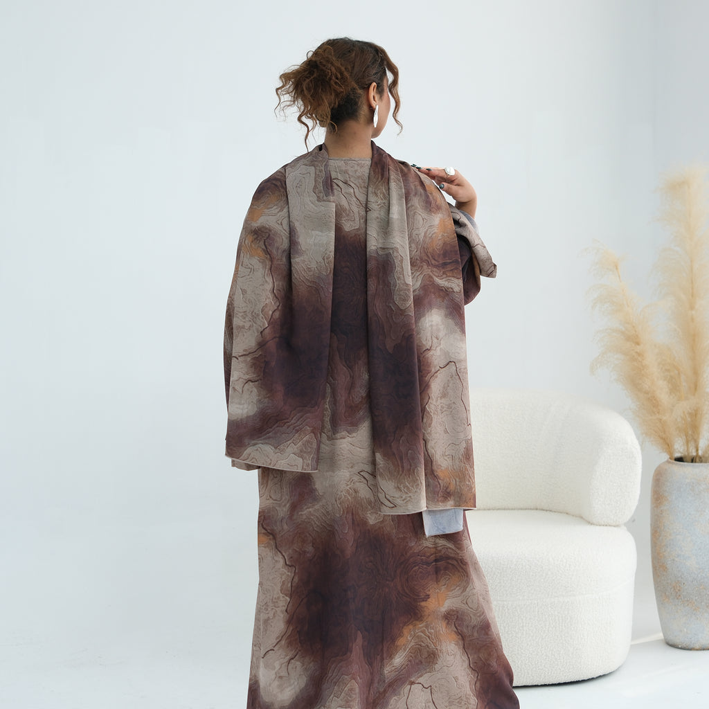 Ines Marble Abaya