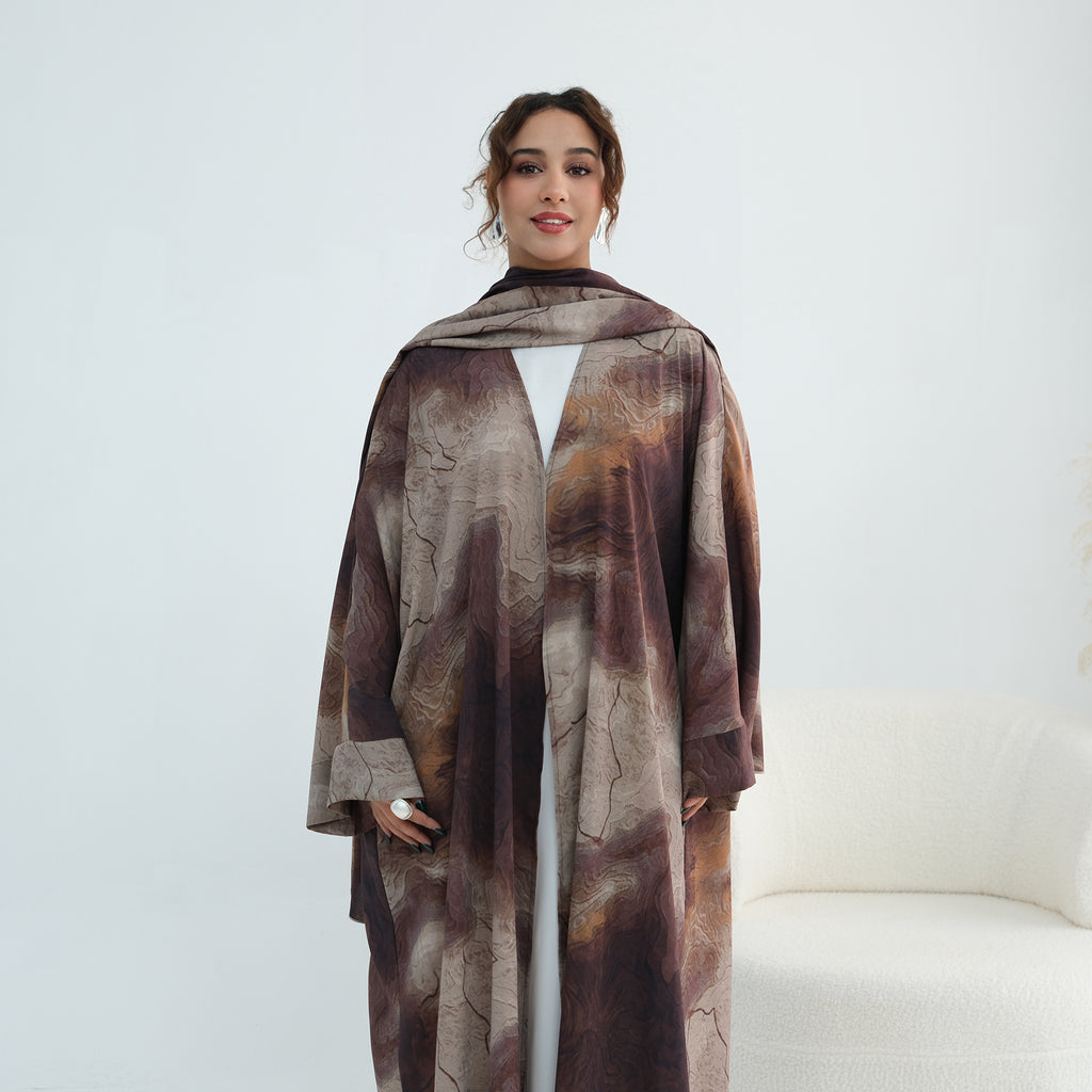 Ines Marble Abaya