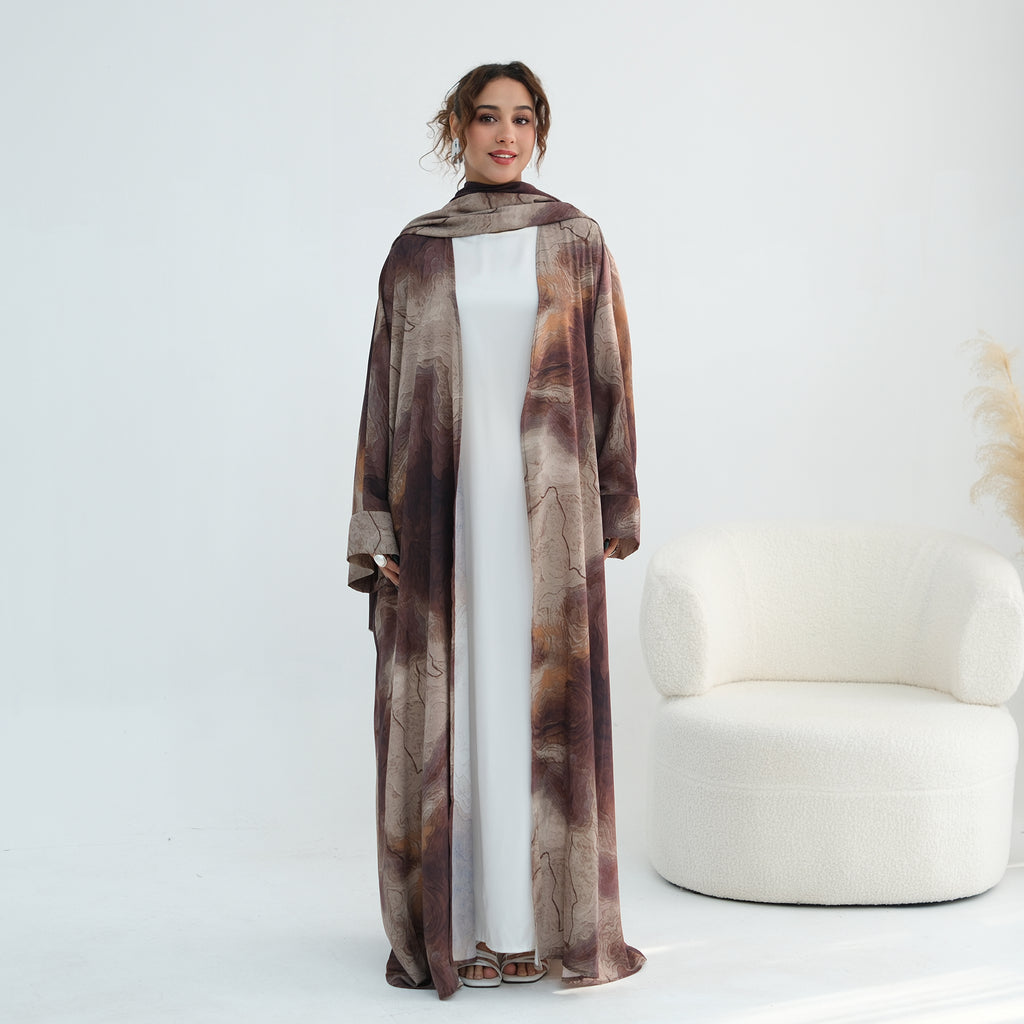 Ines Marble Abaya