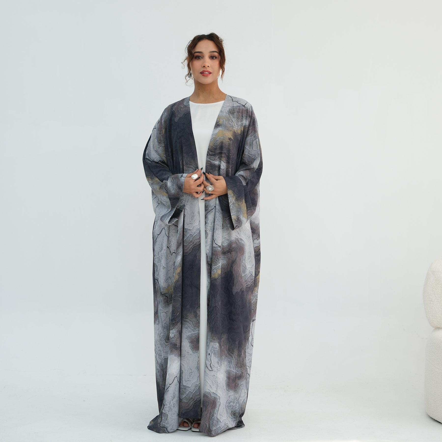 Ines Marble Abaya