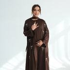 Zoya Bow Abaya Set