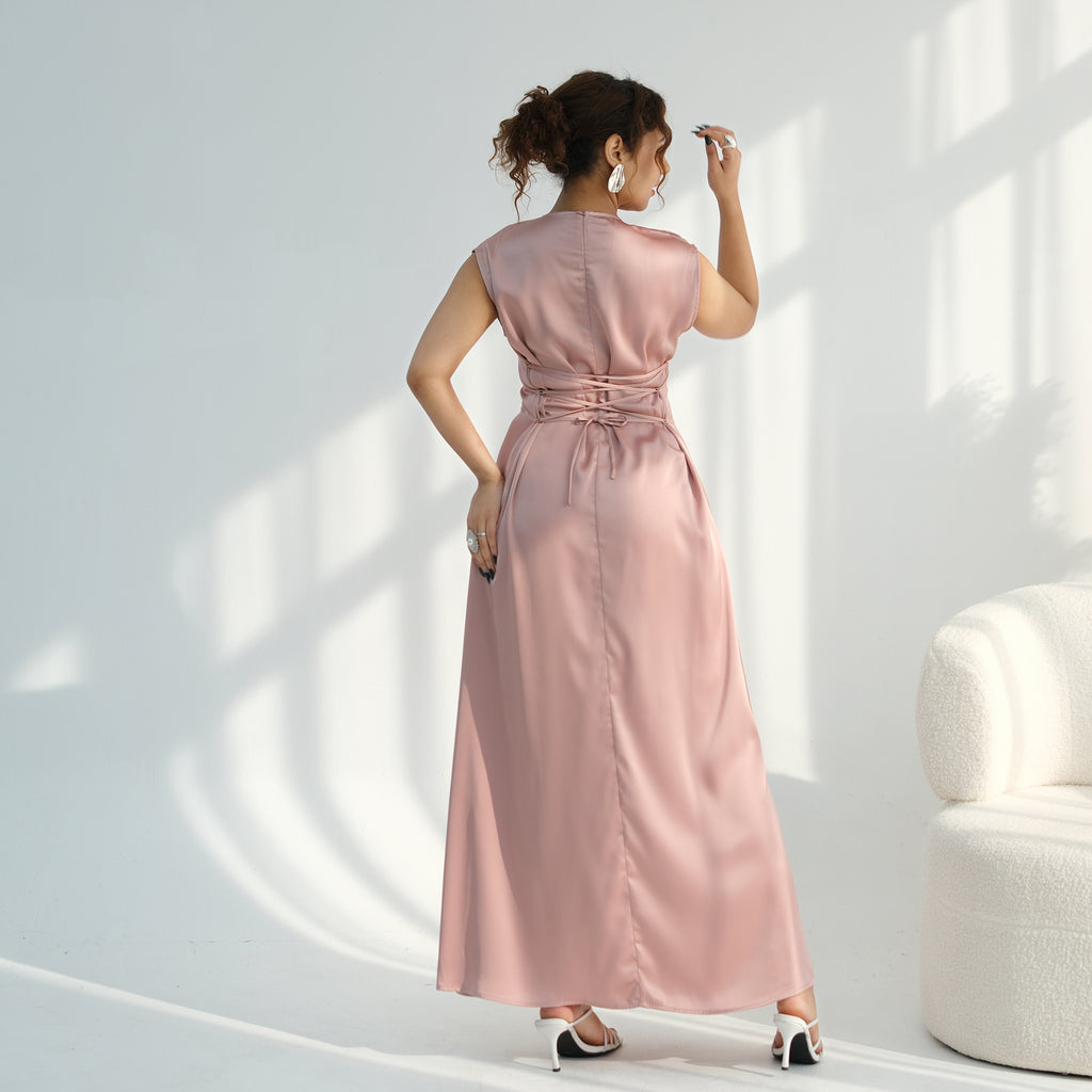 Zoya Bow Abaya Set