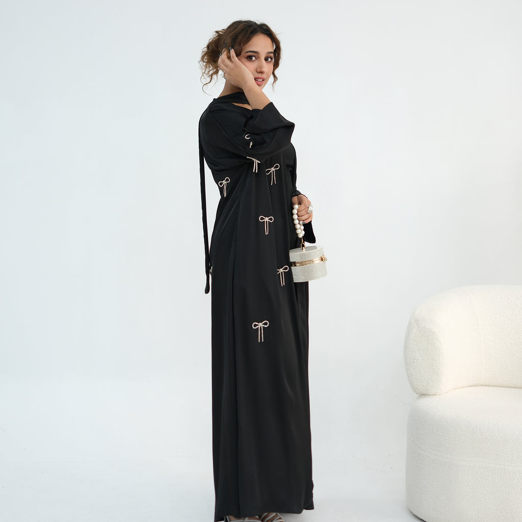 Zoya Bow Abaya Set