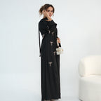 Zoya Bow Abaya Set