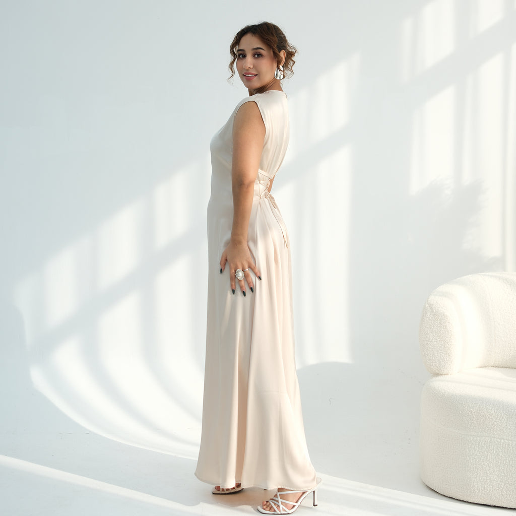 Zoya Bow Abaya Set